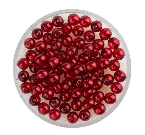 Crystal Renaissance glass wax bead, 4mm, 75 pieces