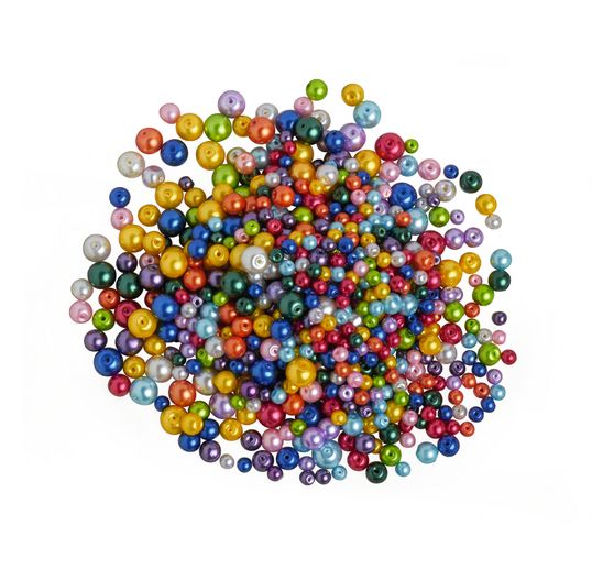 Glass wax beads mix "Colorful", 150 g