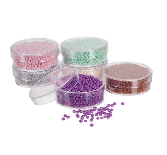 Rocailles, rich colours, 2,6mm