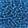 Miyuki Rocailles silverlined turquois