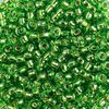 Miyuki Rocailles silverlined peridot