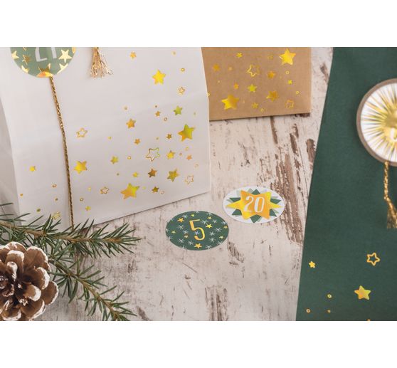 Stickers Advent numbers