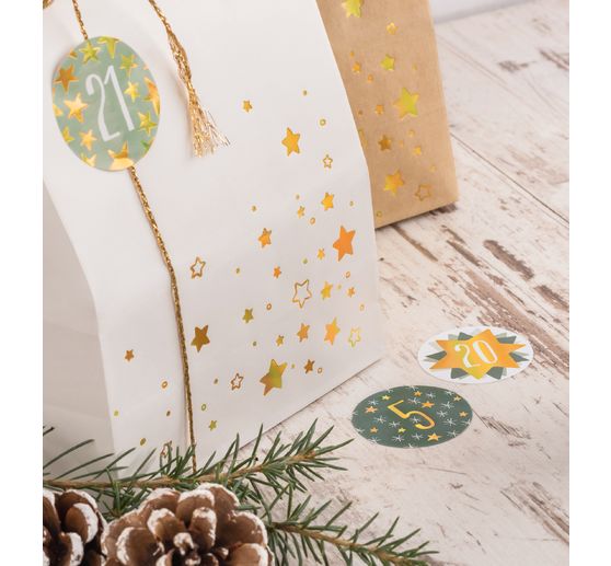 Stickers Advent numbers