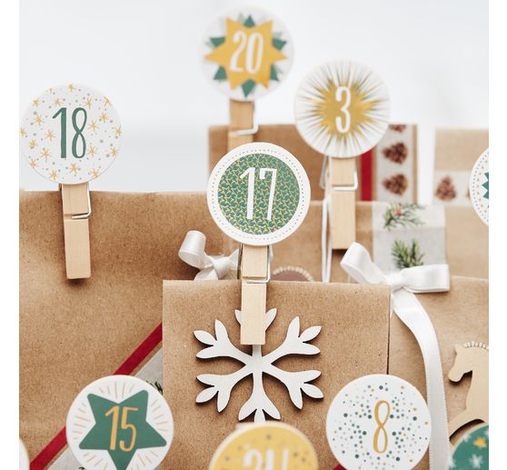 Stickers Advent numbers