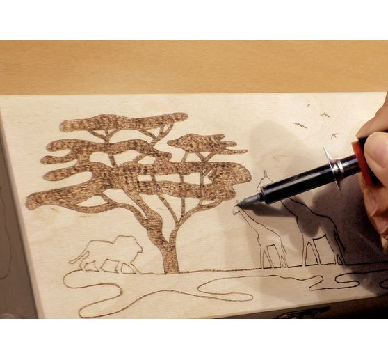 Brandmark piston in wooden box