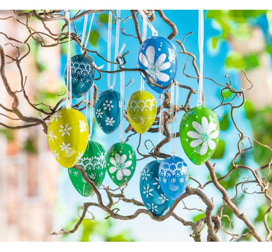 VBS Acrylic egg, 8 cm, 6 pc.