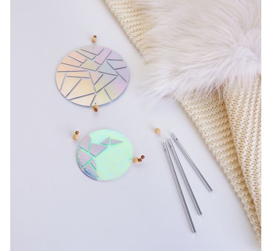 Acrylic separating-/painting disc "Round", Ø 14 cm