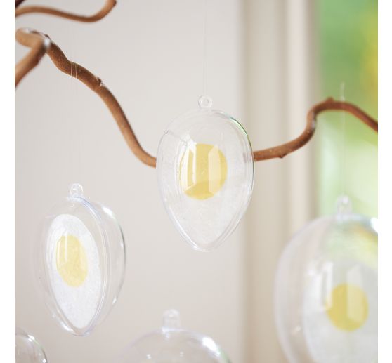 Disco acrilico di separazione/colore "Egg", 12 cm, 3 pezzi