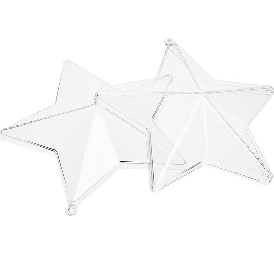 VBS forma acrilica "Star", 8 cm, 6 pezzi