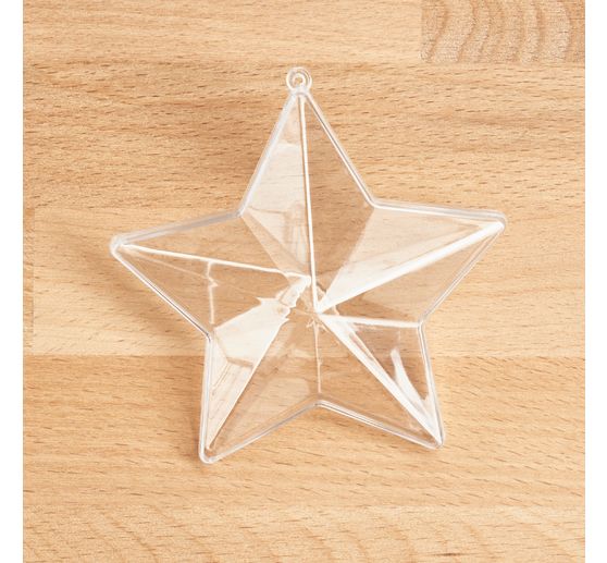 VBS forma acrilica "Star", 8 cm, 6 pezzi