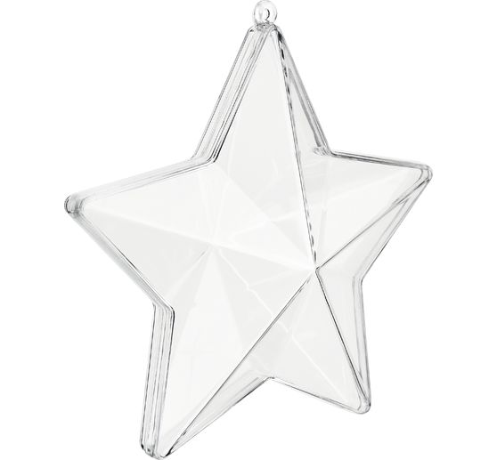VBS forma acrilica "Star", 8 cm, 6 pezzi