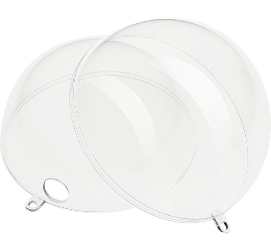 Acrylic ball with hole, &Oslash; 12 cm