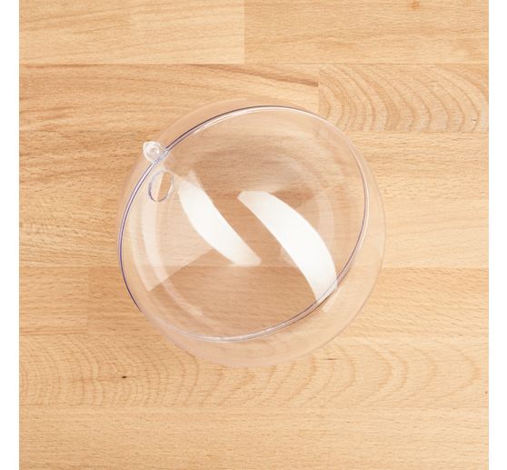 Sfera acrilica con foro, &Oslash; 14 cm