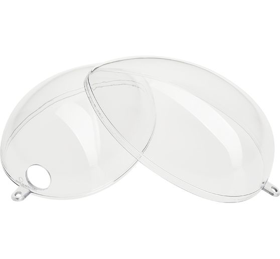 Uovo acrilico con foro, 12 cm