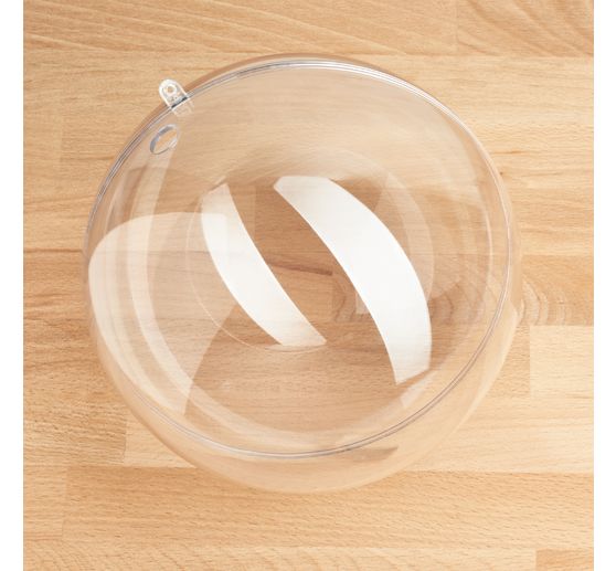 Sfera acrilica con foro, &Oslash; 20 cm