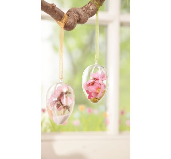 VBS Acrylic egg, 8 cm, 6 pc.