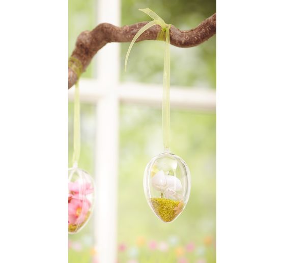 VBS Acrylic egg, 8 cm, 6 pc.