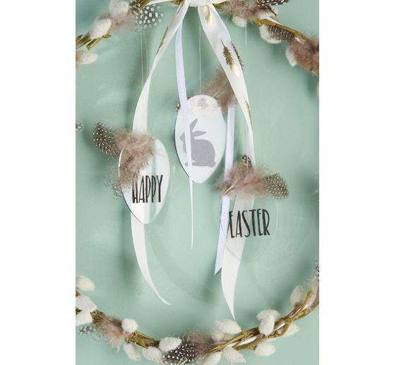 Metal ring "Circle", White