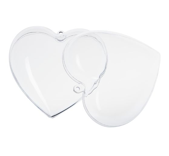 Acrylic form "Heart", 6 cm