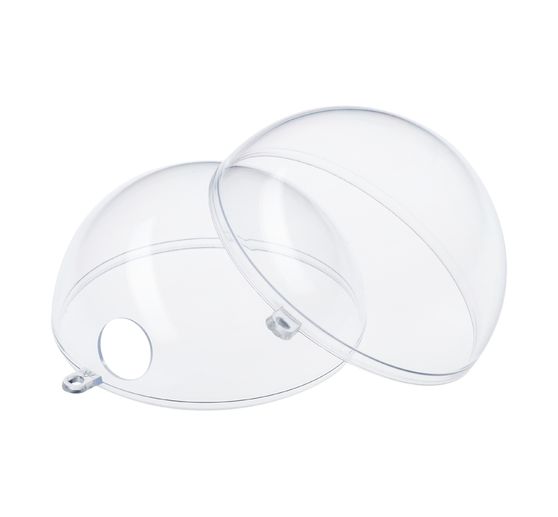 Acrylic ball with hole, Ø 10 cm
