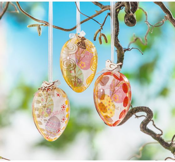 VBS Acrylic egg, 8 cm, 6 pc.