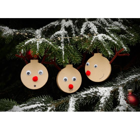 VBS Decoration pendant "Christmas Balls", flat