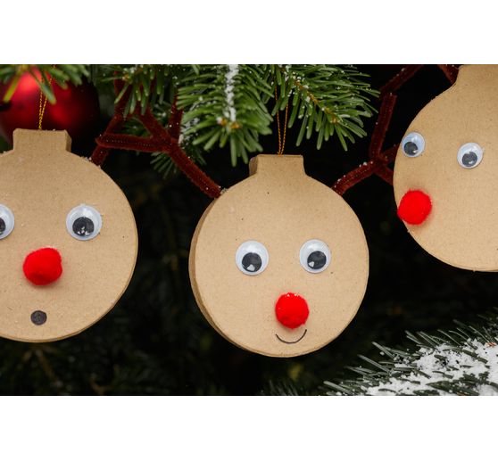 VBS Decoration pendant "Christmas Balls", flat