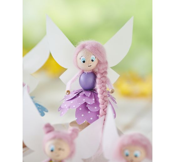 Wooden beads, Ø 4 mm, about 165 pieces