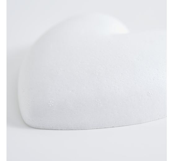 Polystyrene figure Heart, rounded