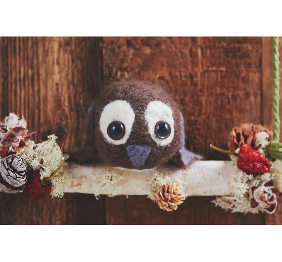 Bear eyes brown, Ø 18 mm, 10 pieces