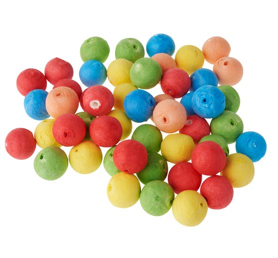 Cotton wool balls "Colour mix", 50 pieces