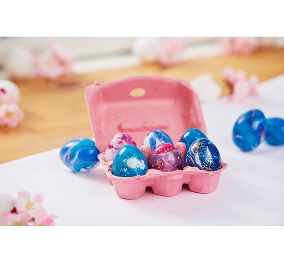 VBS Decorative egg "White", 10 pieces