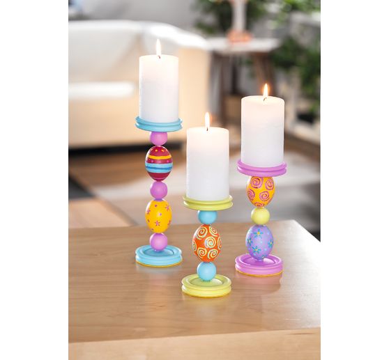 VBS Decorative egg "White", 10 pieces