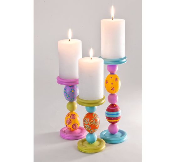 VBS Decorative egg "White", 10 pieces