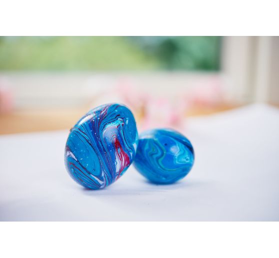 VBS Decorative egg "White", 10 pieces