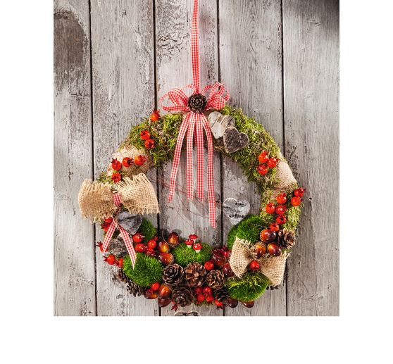 Straw wreath Ø 25 cm