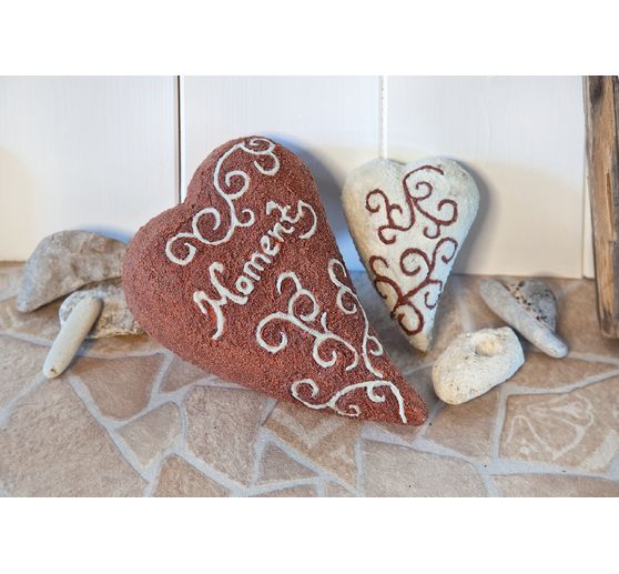 Styrofoam heart, drop shape