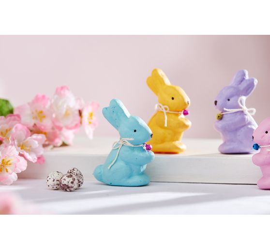 VBS Polystyrene figure "Rabbits", 10 pieces