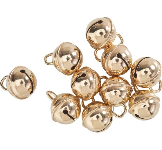 Campanelli, 15 mm, vernice dorata