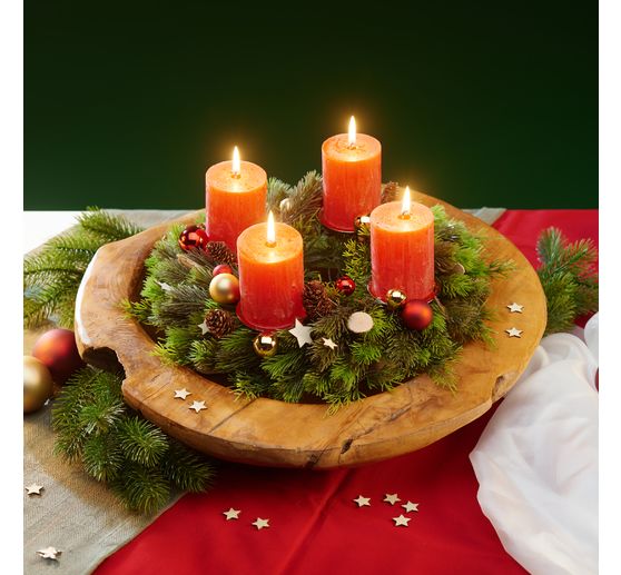 Christmas balls made of glass on wire, 36 pieces, Ø 20 / 25 / 30 mm