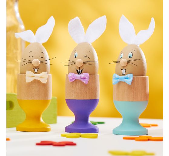 Mezze sfere in legno VBS senza perforazione, 10 pezzi