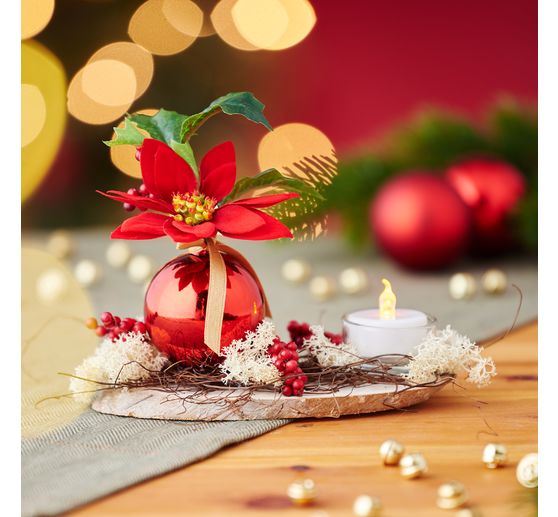 Christmas balls made of plastic, 24 pieces