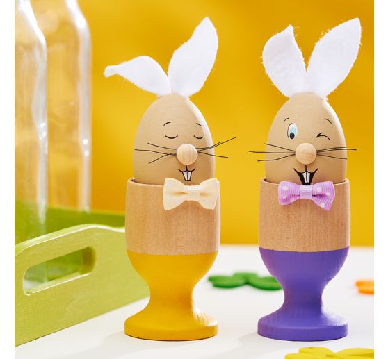 Mezze sfere in legno VBS senza perforazione, 10 pezzi