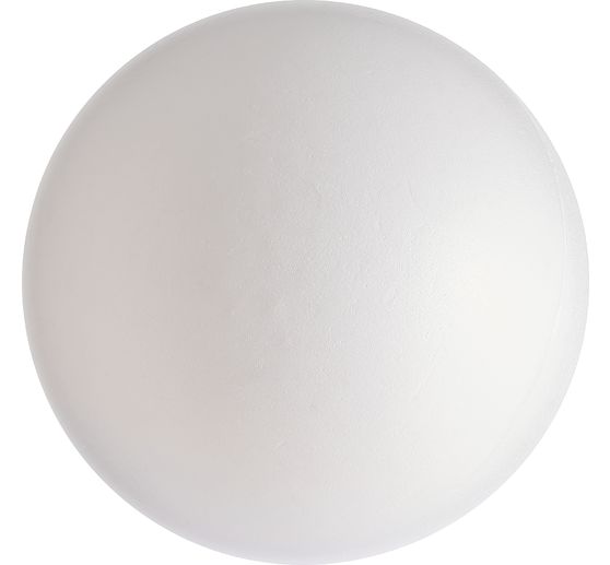 Polystyrene ball, Ø 40 cm, 2 parts