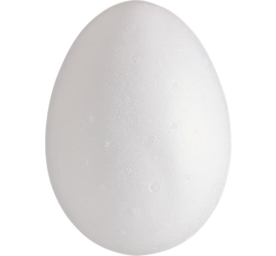 Styrofoam egg, 2 parts, 21 cm