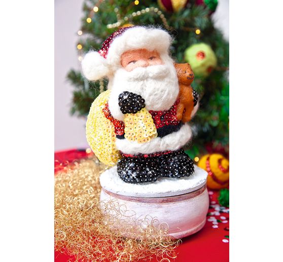 Styrofoam mold Santa Claus, 18 cm