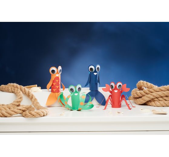 VBS Wobbly eyes to glue on "Round", 30 mm, 10 pieces