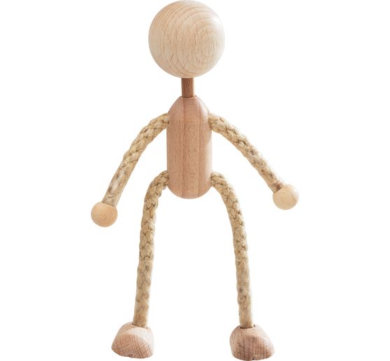 Bambole grezze con testa, circa 14 cm