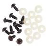 Bear eyes brown, &Oslash; 9 mm, 10 pieces