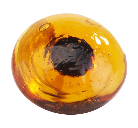 Bear eyes with eyelet, brown,Ø 12 mm, 10 pieces